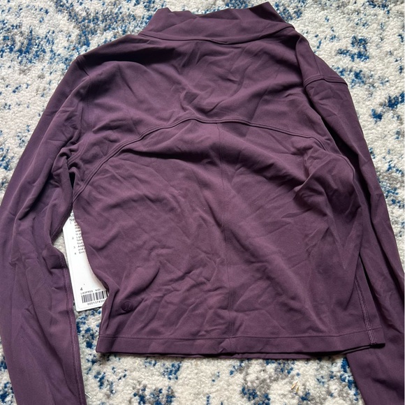 Lululemon mock neck *original align long sleeve size 4 purple - Picture 2 of 3